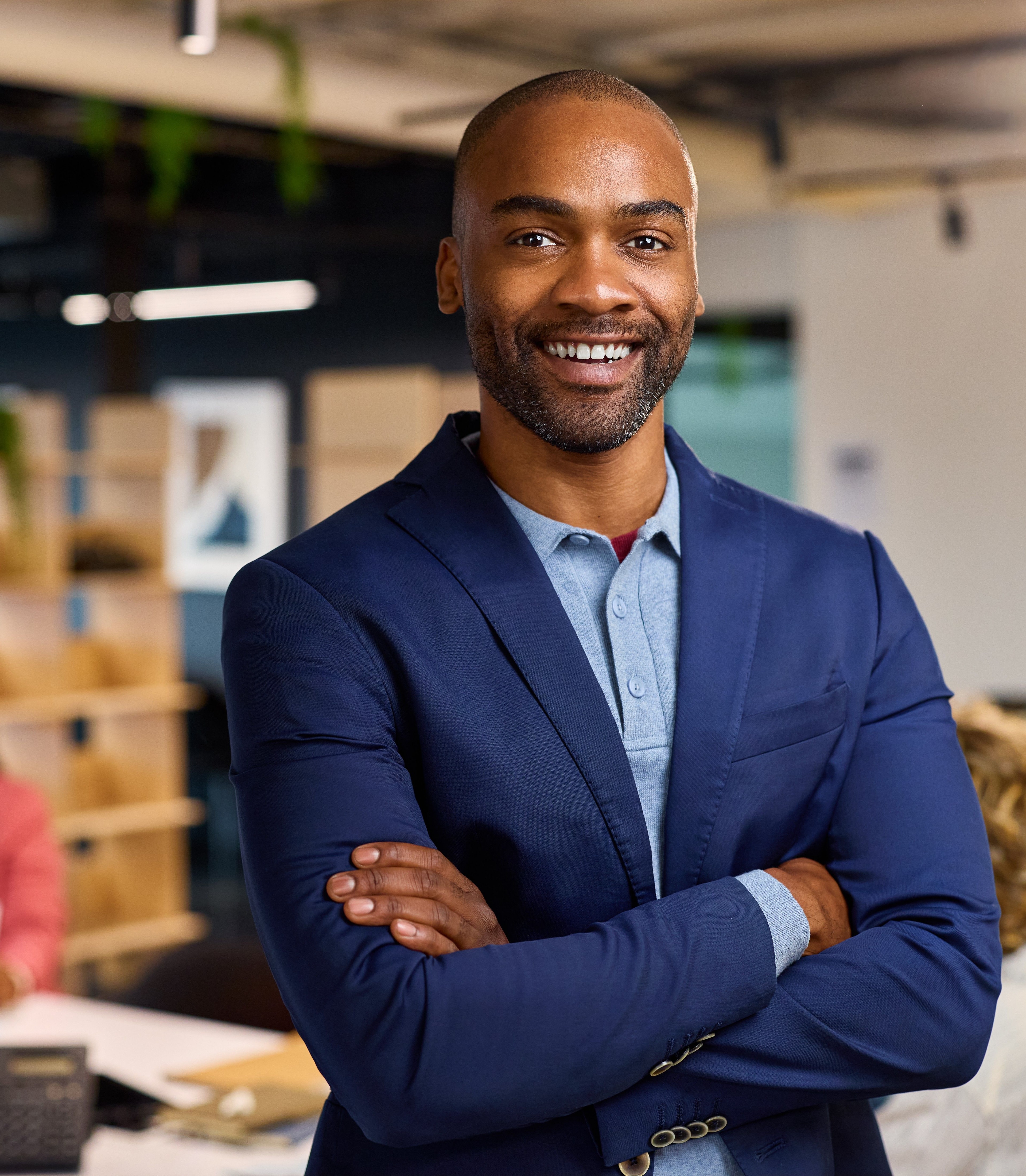 Professional executive virtual assistant working at a secure digital workspace